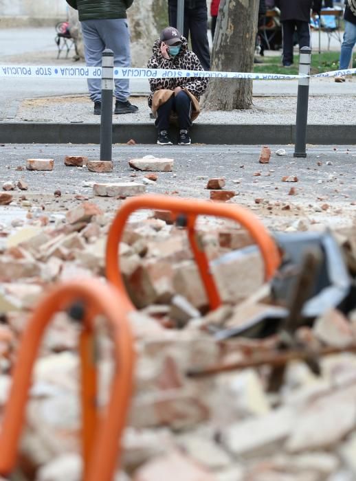 Destrucció a Zagreb per una sèrie de terratrèmols