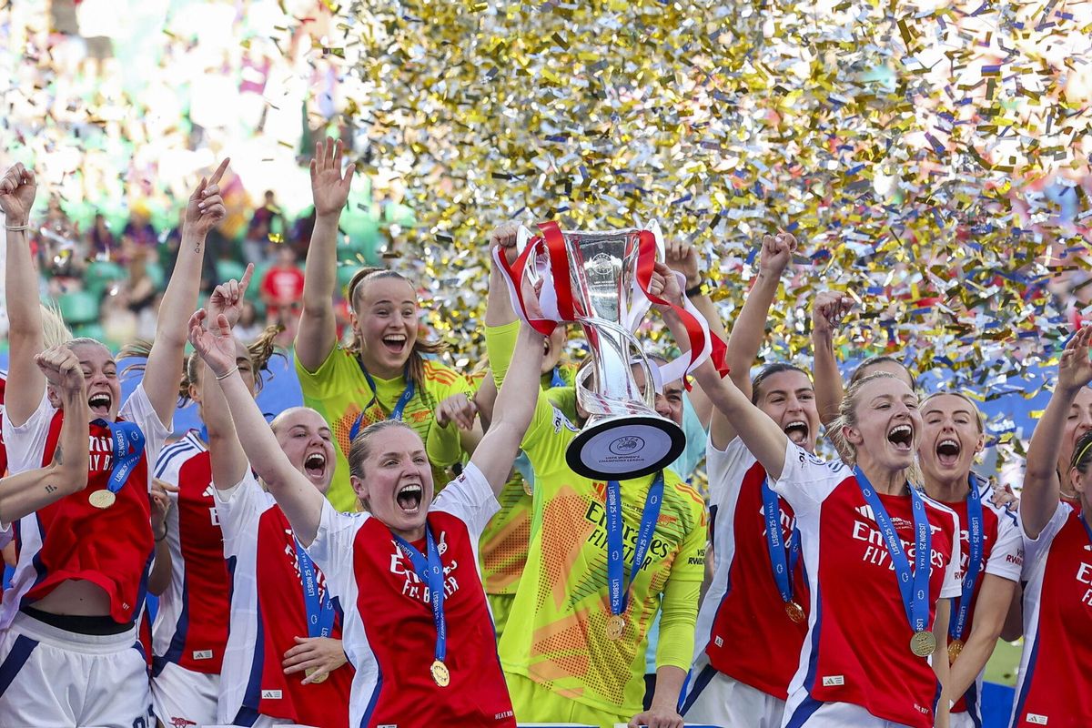 Les imatges de lArsenal - Barça de la final de la Champions femenina
