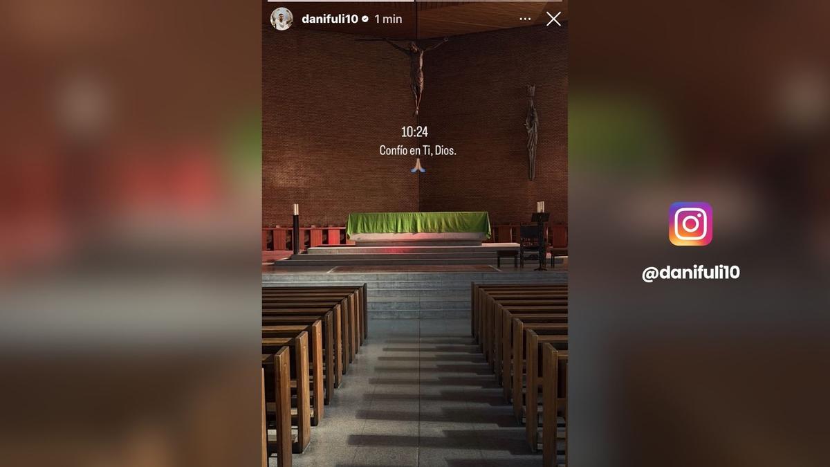 Ceballos en su cuenta de Instagram.
