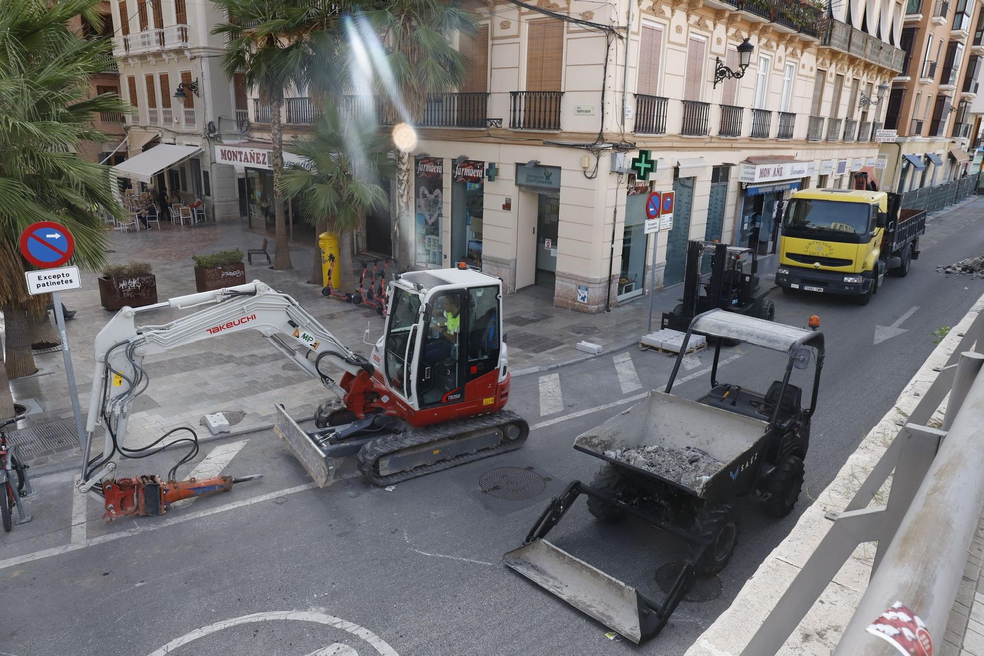 Comienzan las obras de reforma de la calle Carretería.