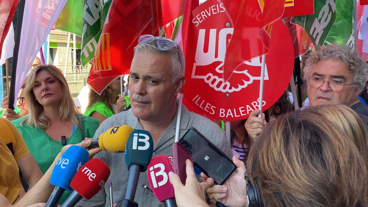 Los representantes sindicales explicaron las razones de las protestas