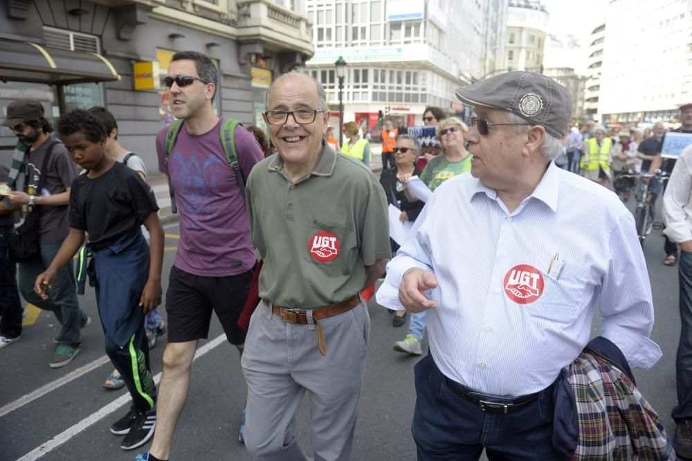 Manifiestación por los refugiados en A Coruña