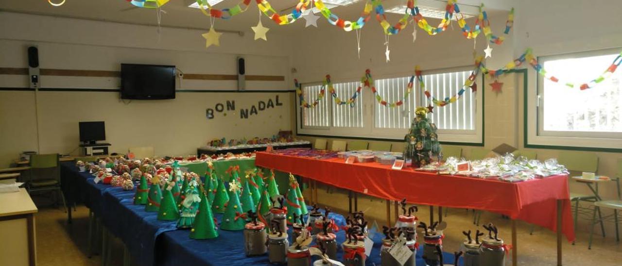 El mercado solidario de invierno del CEIP Vila d&#039;Alaquàs.