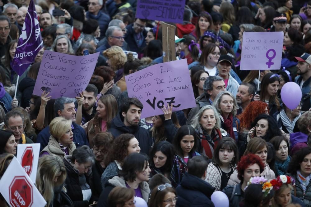 La manifestación, en imágenes