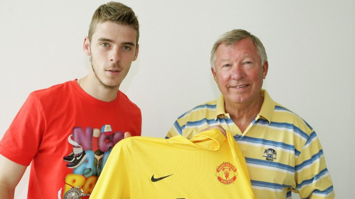 David De Gea, a su llegada al Manchester United en 2011