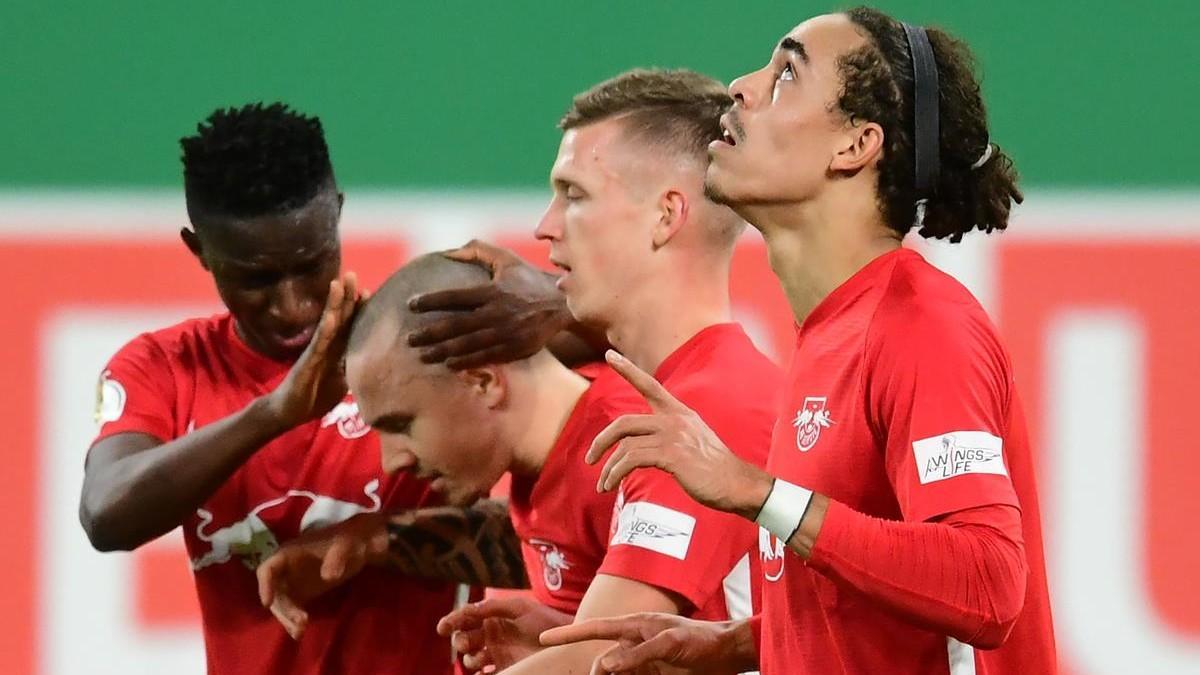 El Leipzig accedió a los cuartos de final de la Copa de Alemania