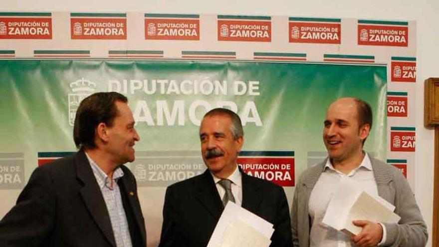 Pedro García, José Luis Bermúdez y Sergio Pérez.