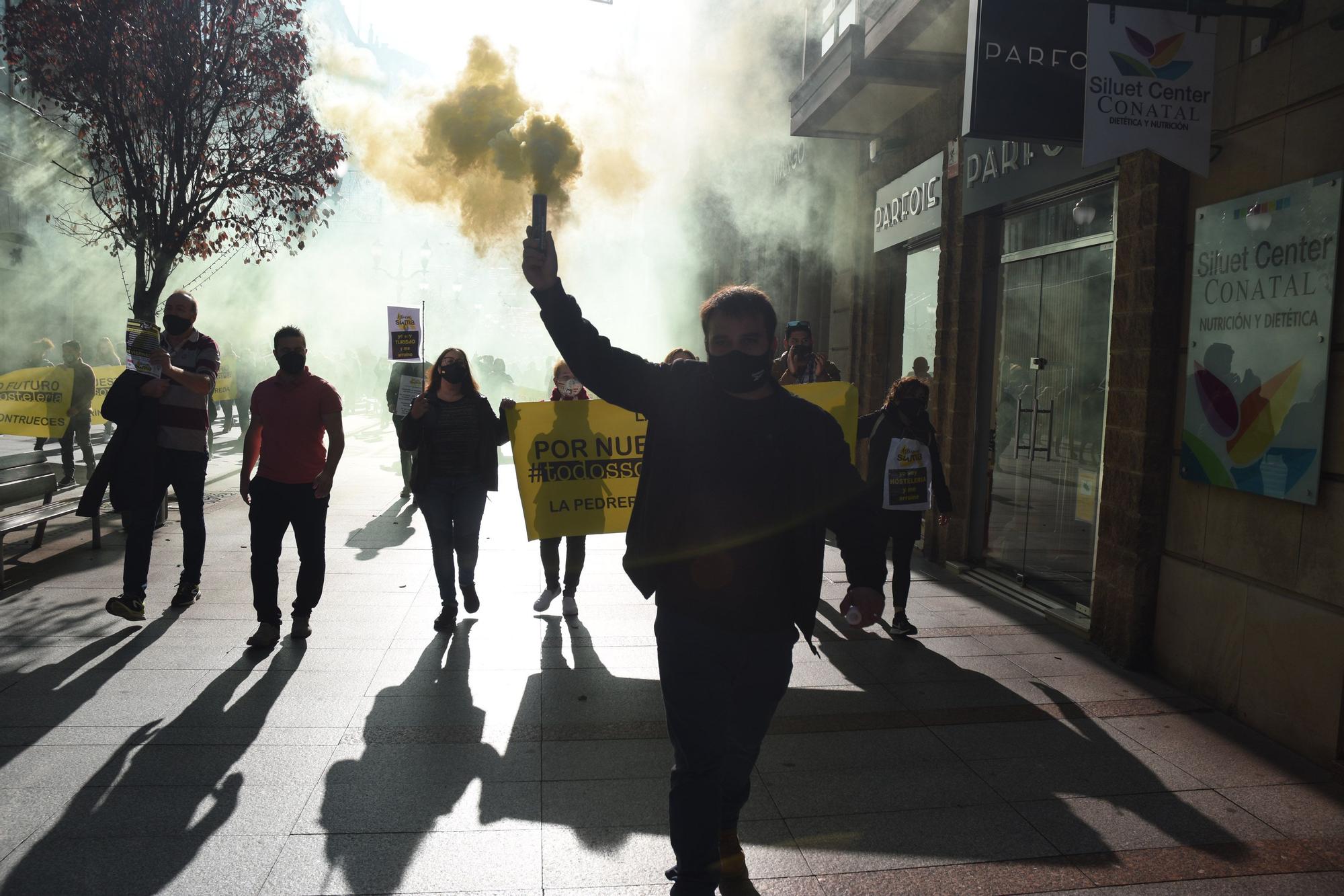 Manifestación de la hostelería en Gijón