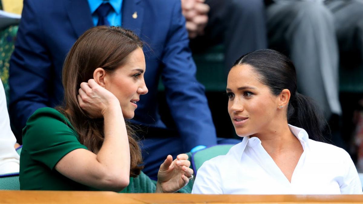 Kate Middleton y Meghan Markle en la final femenina de Wimbledon
