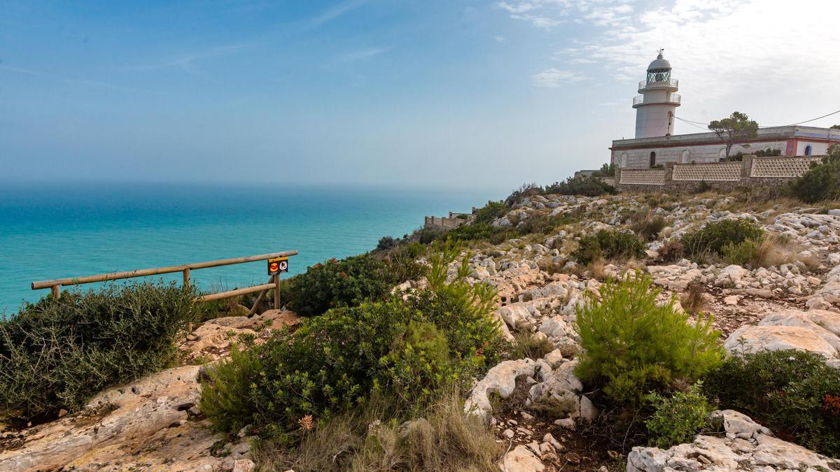 Faro Cabo de San Antoni en el municipio de Xàbia