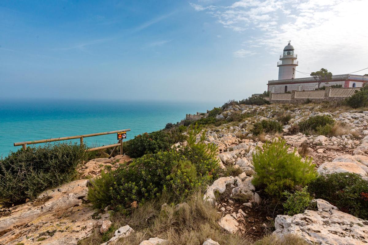 Faro Cabo de San Antoni en el municipio de Xàbia