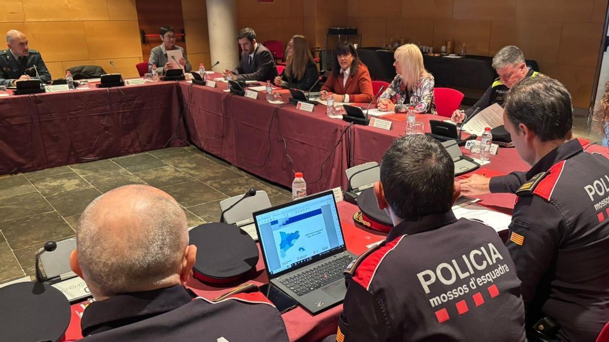 Reunión d ela Junta de Seguridad Local de Gavà de 2025.