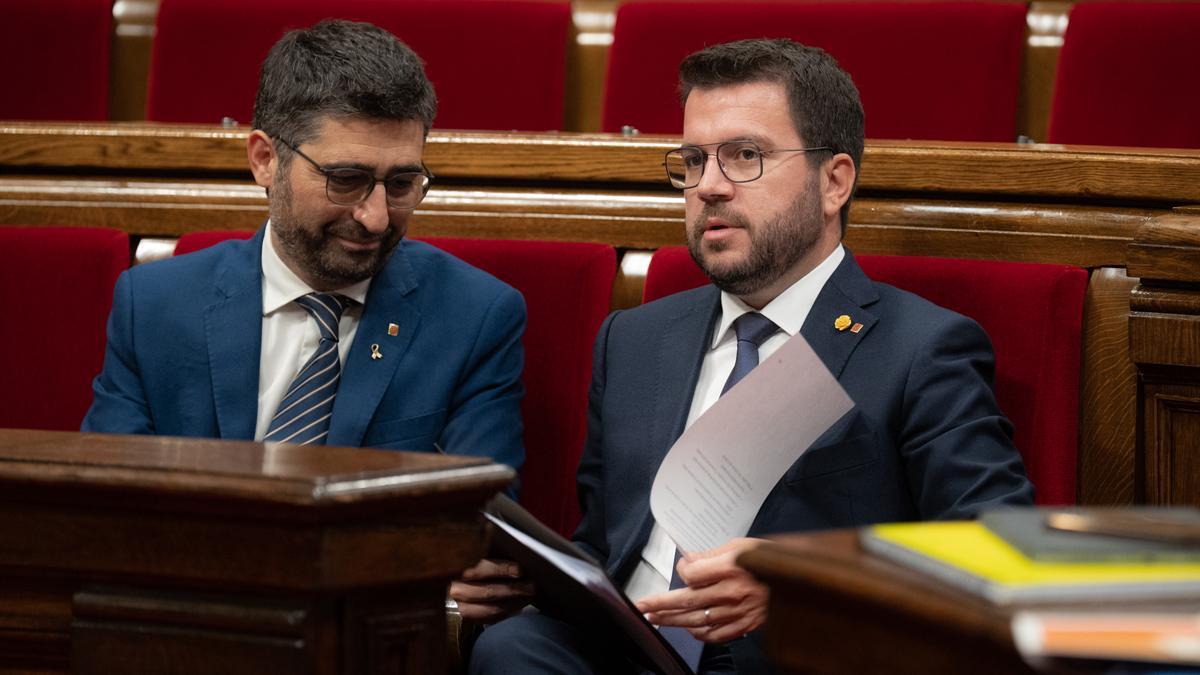 Jordi Puigneró y Pere Aragonès