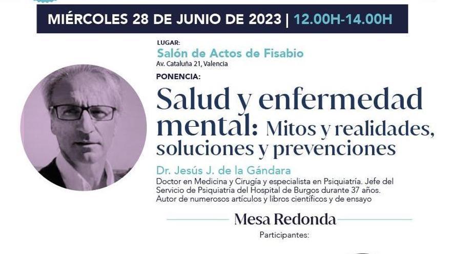 Última sesión del ciclo de conferencias sobre salud mental para investigadores, facultativos y pacientes