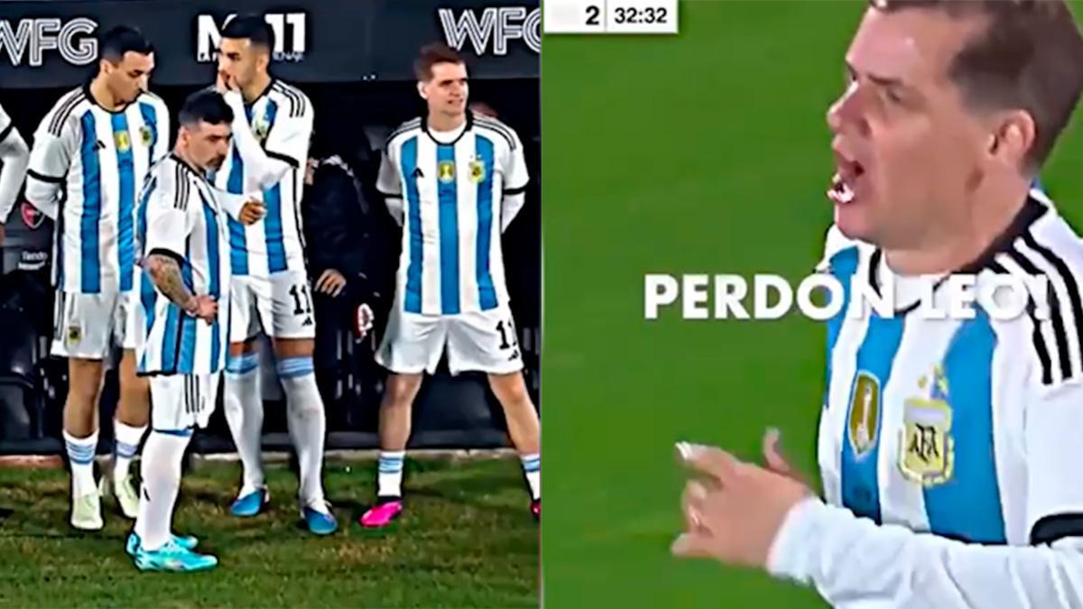 Jero Freixas cumplió su mayor sueño de jugar con Messi y no te puedes perder sus reacciones... ¡Perdón, Leo!