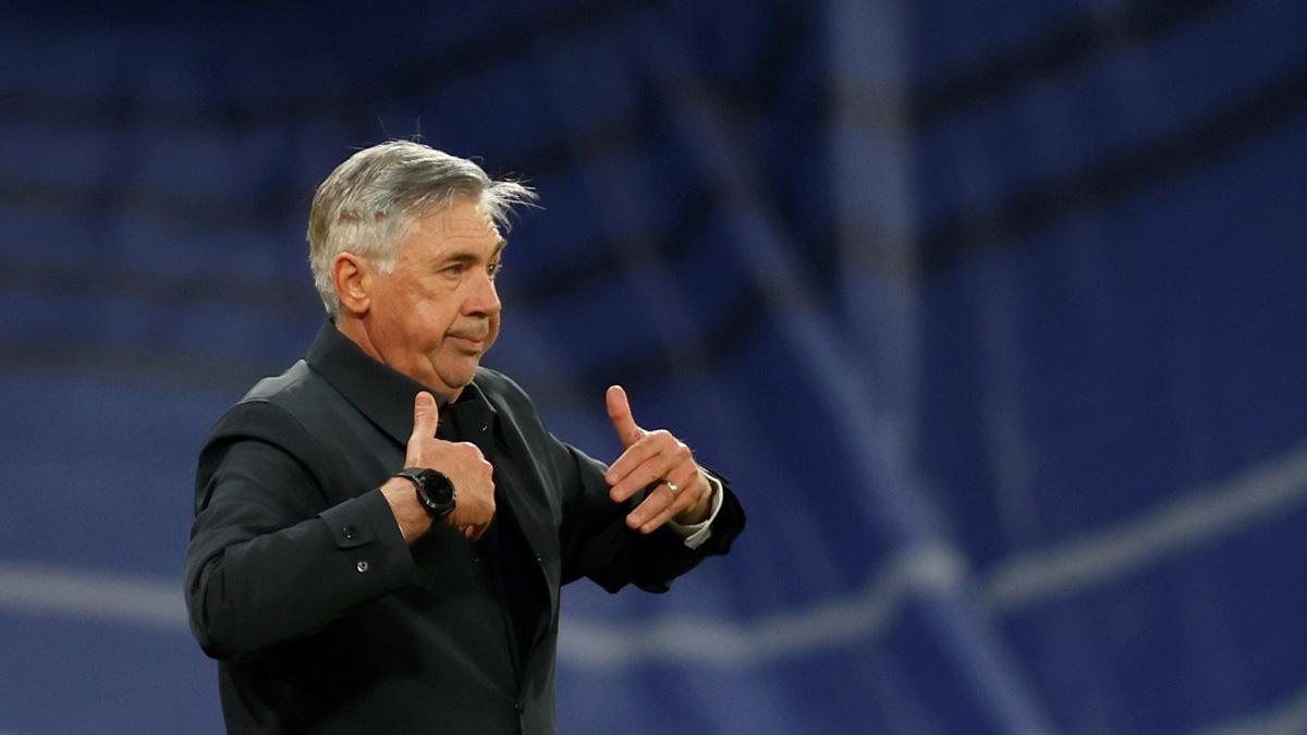 Carlo Ancelotti, entrenador del Real Madrid