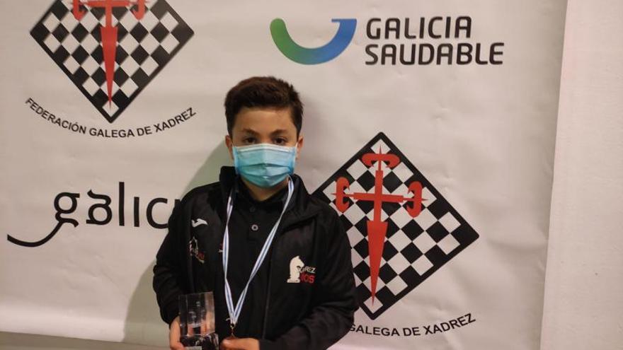 Carlos Pérez, tercero en el Provincial en categoría Sub 10