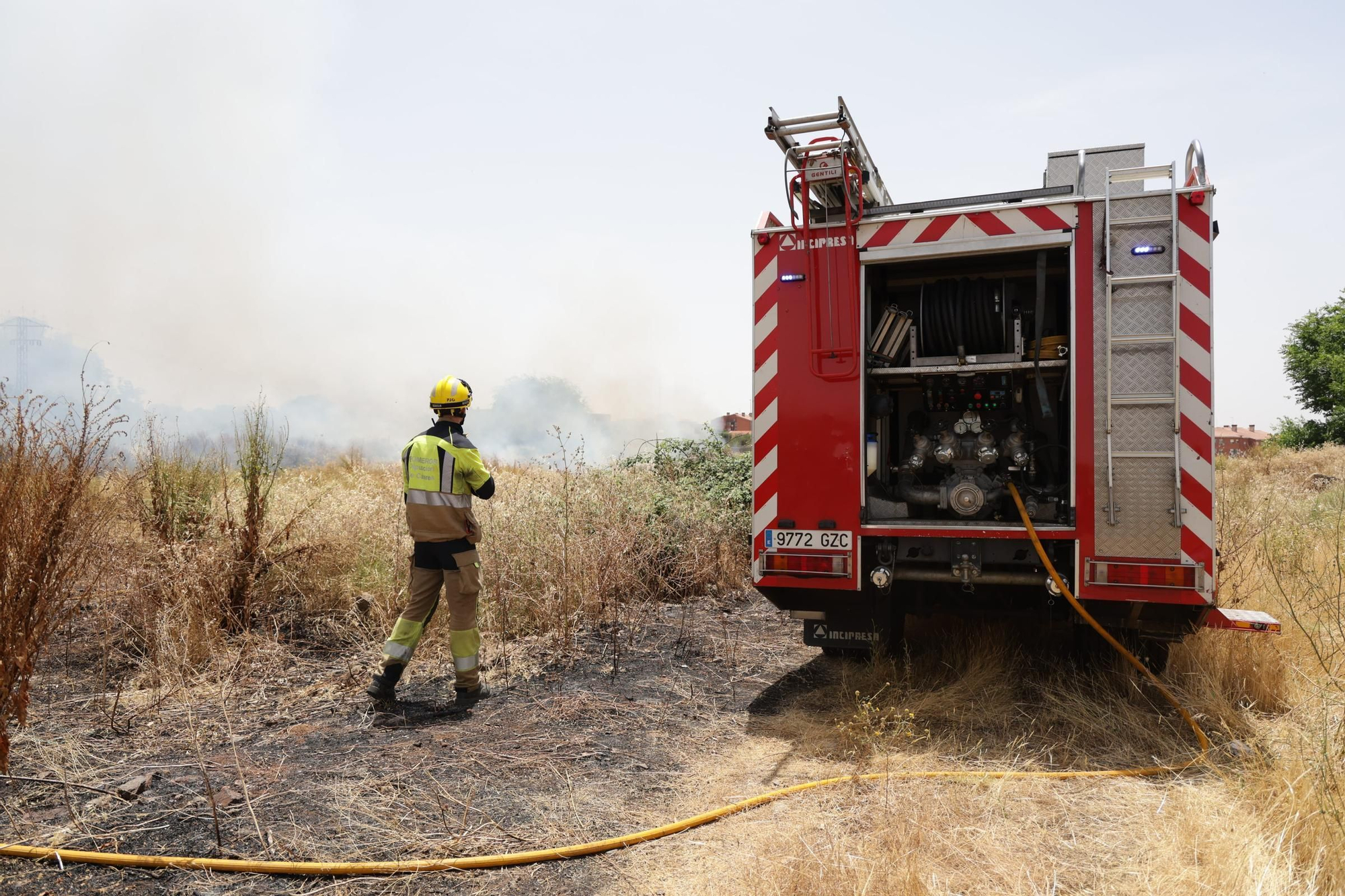 El Incendio en el Cerro de los Pinos, en imágenes