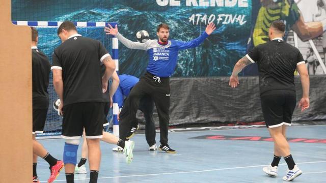 Ivan Panjan, en un entrenamiento en O GatañaL.