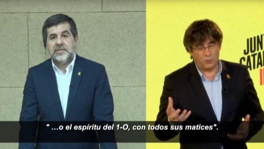 Jordi Sànchez y Puigdemont dialogan conectando Soto del Real y Bruselas