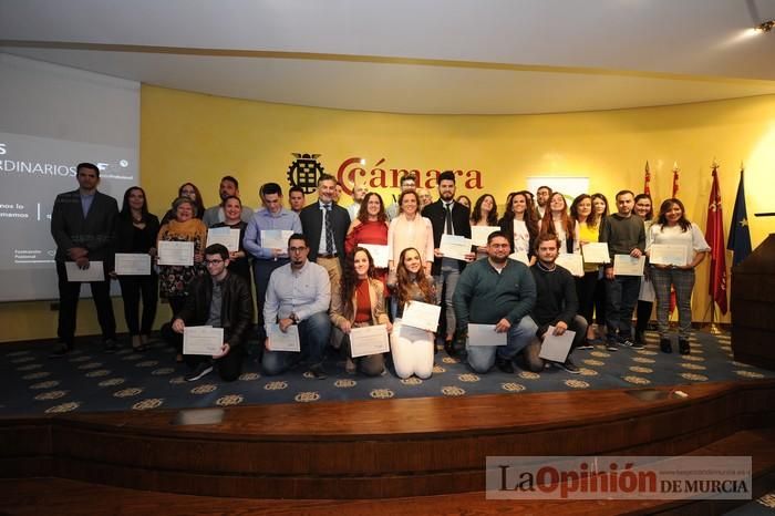 Entrega de premios a alumnos de FP en la Cámara de Comercio