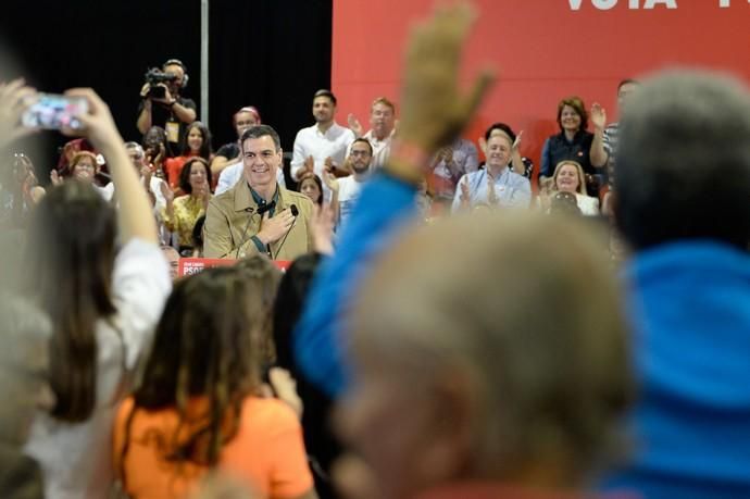 Las Palmas de Gran Canaria. Mitin de Pedro Sánchez  | 14/04/2019 | Fotógrafo: José Carlos Guerra