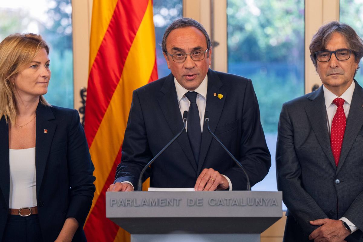 El presidente del Parlament, Josep Rull.