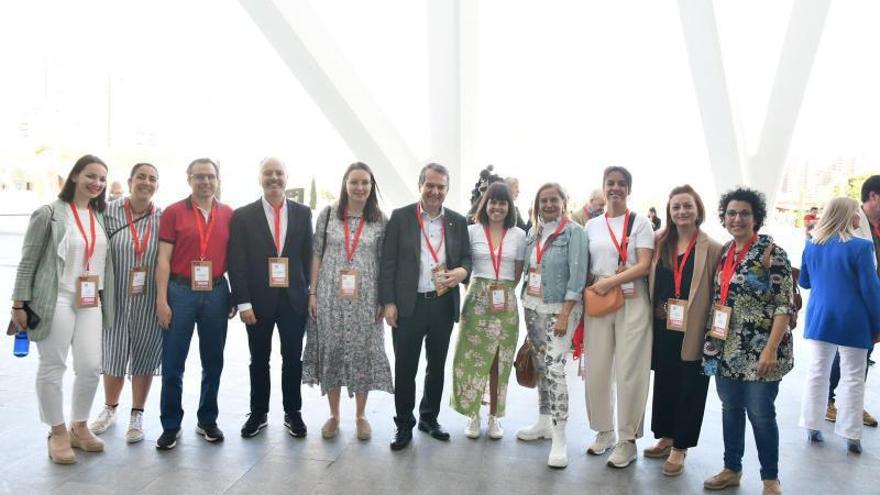 Malvido participa con otros candidatos del PSOE en el encuentro estatal en Valencia