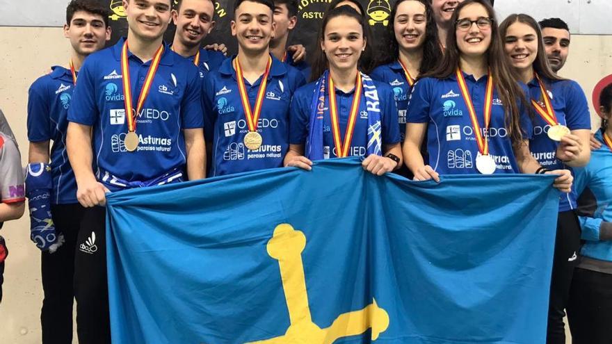 El Ovida Bádminton Oviedo B, campeón de la Liga de Primera Nacional