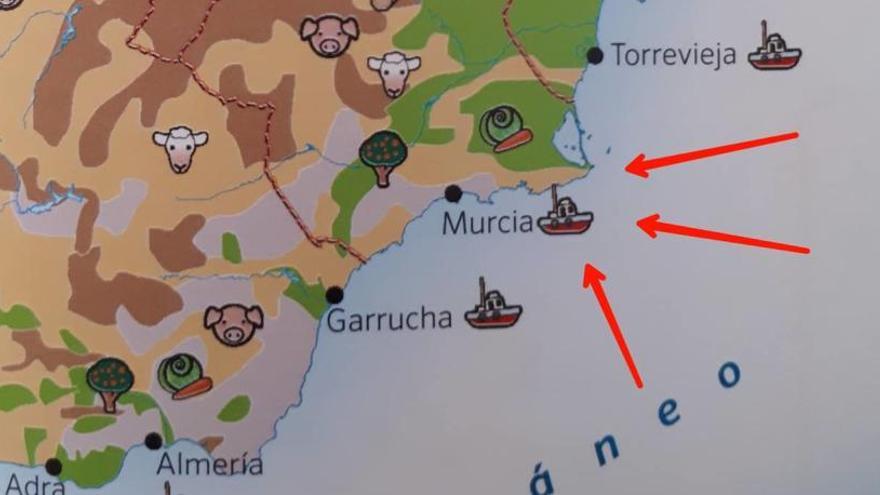 Indignación por errores sobre Cartagena y Murcia en libros de texto de Primaria