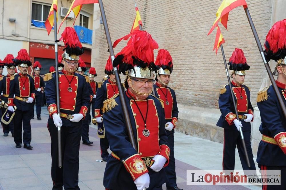 La procesión del Amparo a su salida de San Nicolás