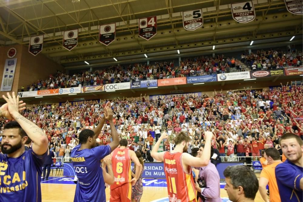 Baloncesto: UCAM Murcia - Real Madrid (Playoff)