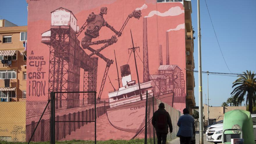 Un mural del Port de Sagunt entre los 100 mejores del mundo.