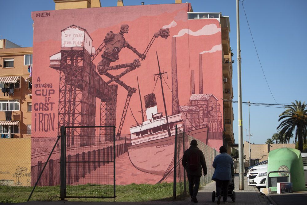 Un mural del Port de Sagunt entre los 100 mejores del mundo.