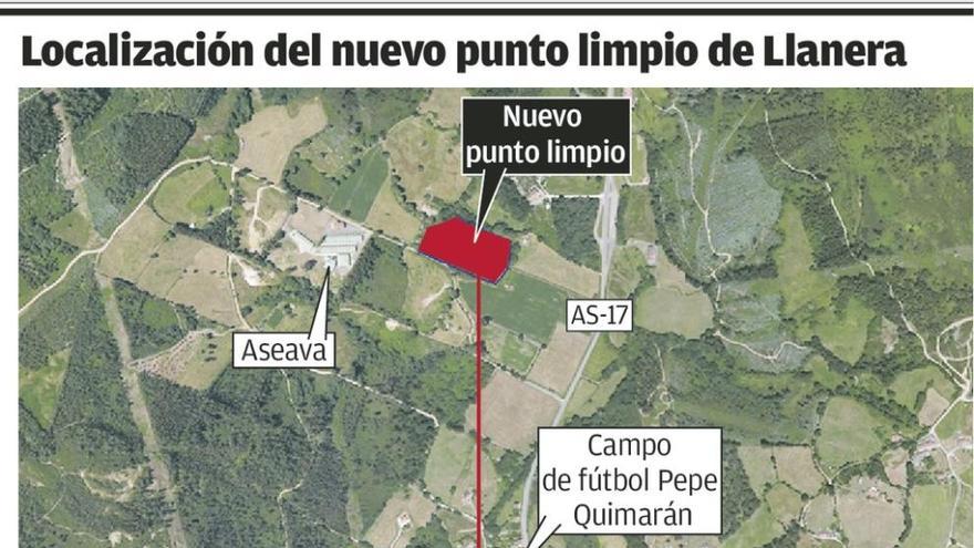 El punto limpio se construirá en Abarrio, a poco más de un kilómetro de Posada