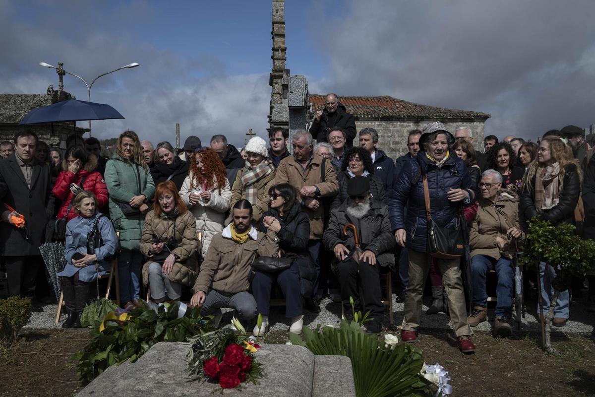 Familiares de distintas partes de España acudieron al acto de homenaje de Celanova.