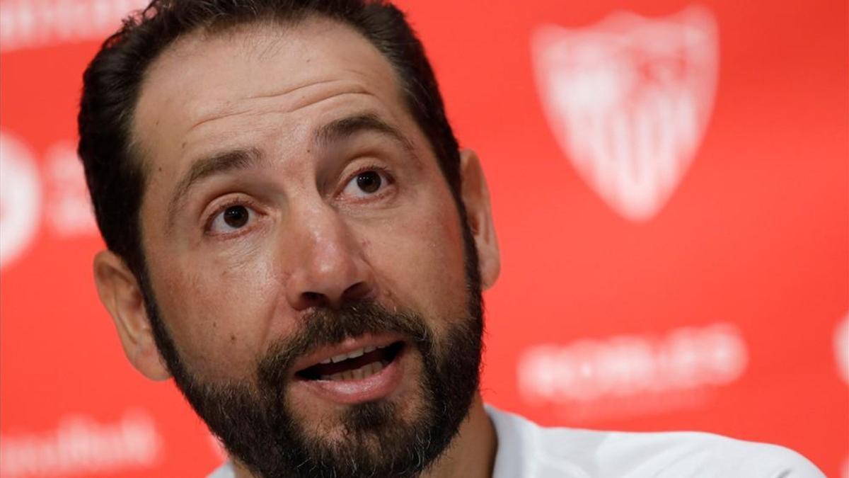 Pablo Machín, entrenador del Sevilla