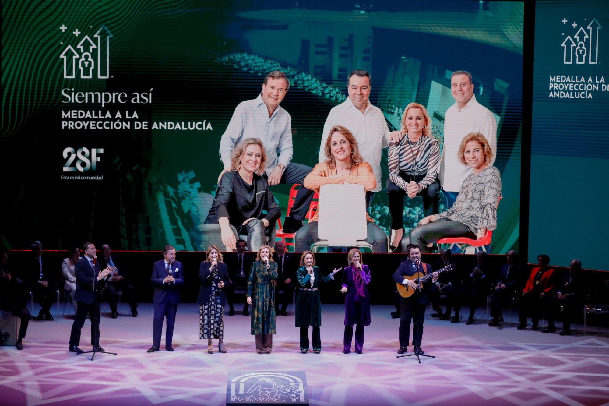 La gala del 28-F y la entrega de Medallas de Andalucía, en imágenes