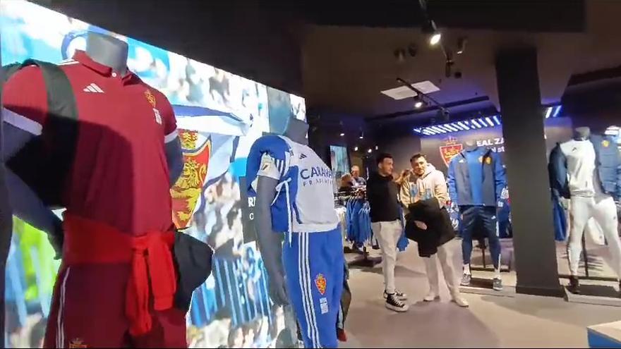 Así es la nueva tienda del Real Zaragoza en la calle Alfonso