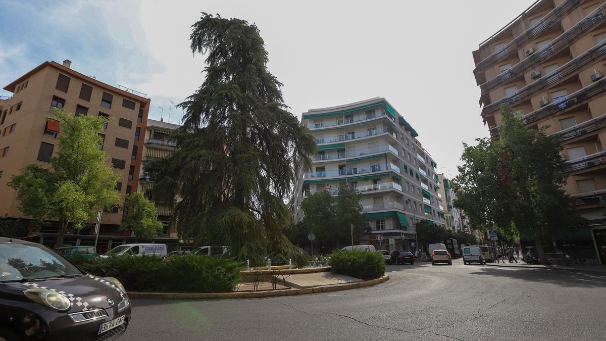 Plaza de Costa Sol en el barrio de Ciudad Jardín.