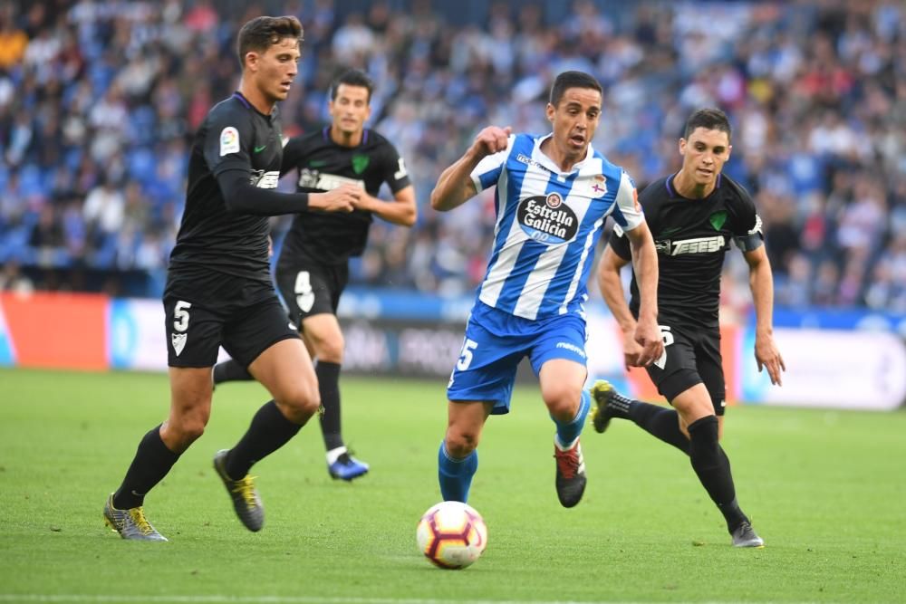 El Dépor remonta y le gana 4-2 al Málaga