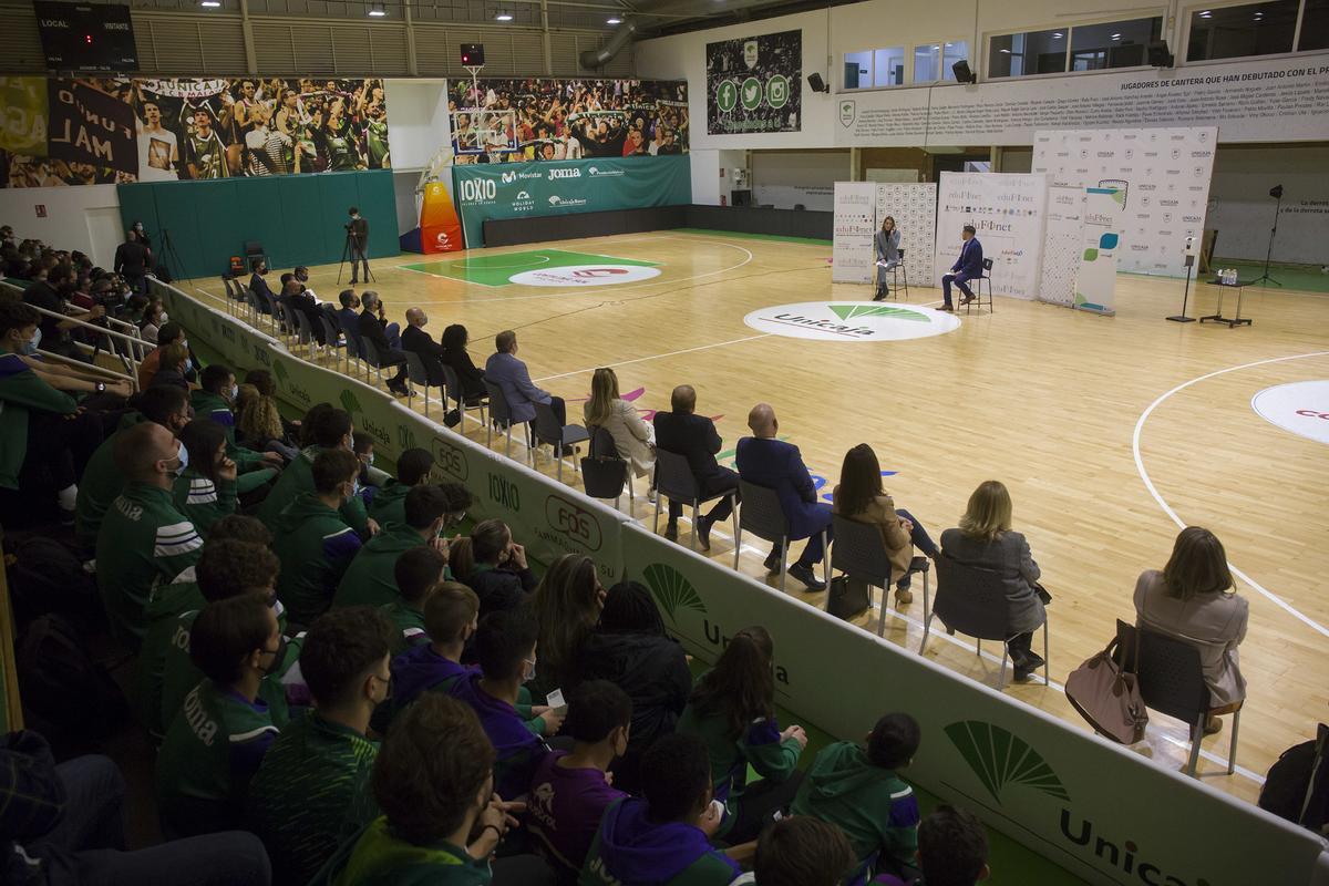 Ona Carbonell, en un momento del coloquio.