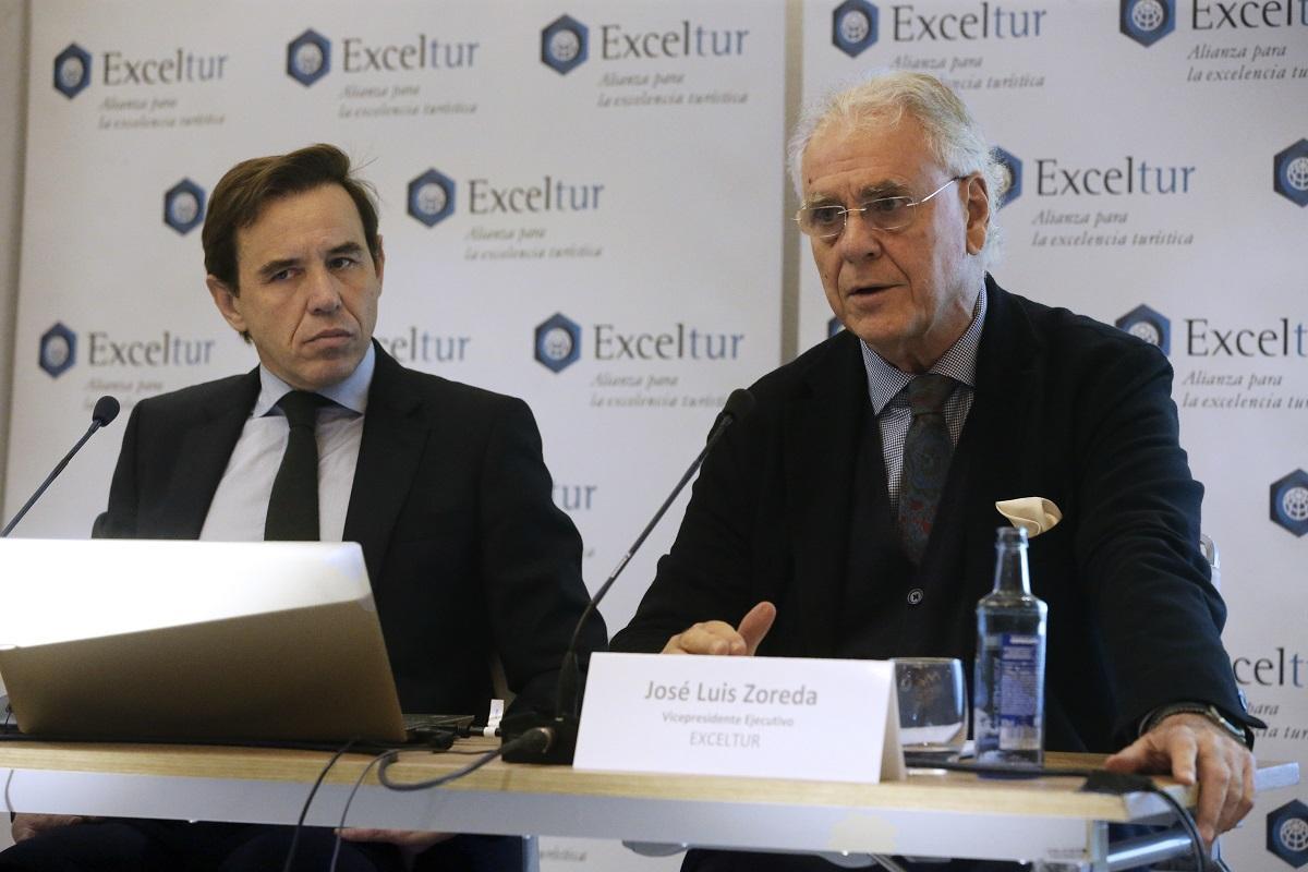 El vicepresidente ejecutivo de Exceltur, José Luis Zoreda, en primer término, en una imagen reciente.