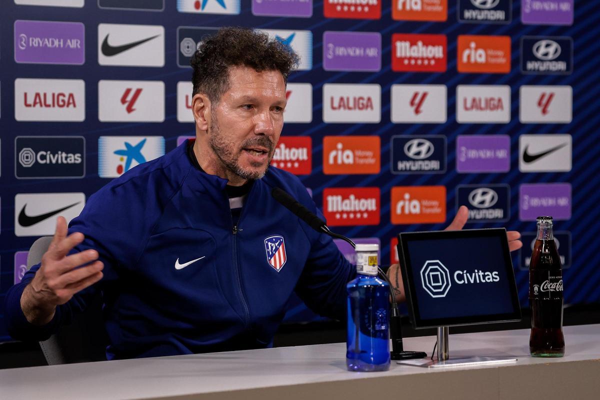 Simeone, sobre su renovación con el Atlético: Hay cosas más importantes que una Liga y una Copa del Rey