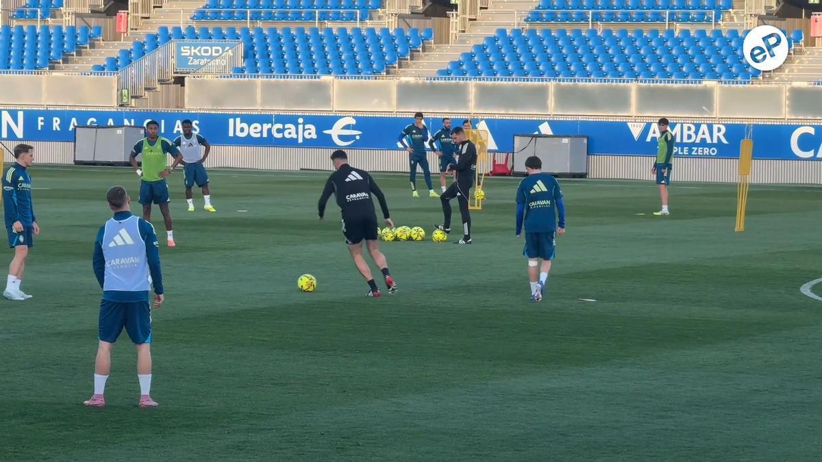 Vídeo | Primer entrenamiento del Real Zaragoza tras la derrota en Andorra