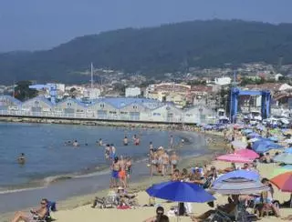 El agua de las playas de O Morrazo presenta hasta 6ºC de diferencia en una clara tendencia al alza