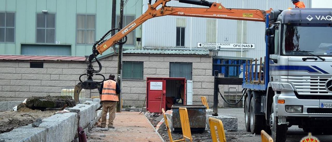 Las obras que se llevan a cabo en la parroquia de Campaña.