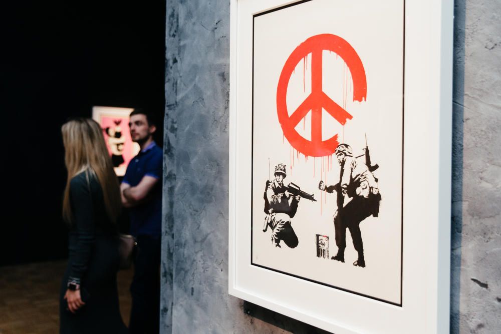 La Térmica acoge la exposición 'Banksy. The Art of Protest'