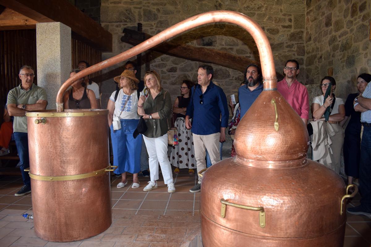 La destilería de la Casa da Caña de Valga.
