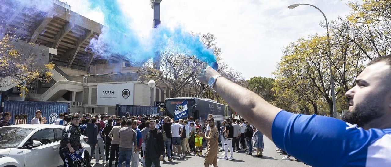 Una afición entregada despide al Hércules